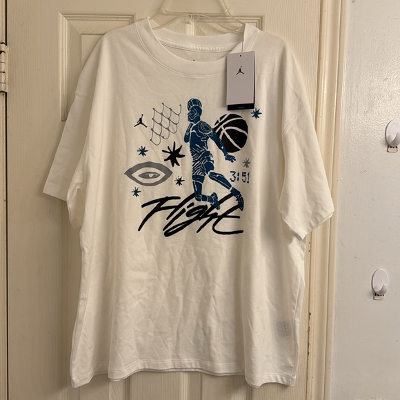 Jordan Women’s Flight Tee Shirt Top - Picture 4 of 6